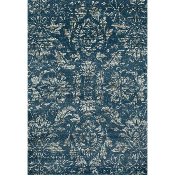 Art Carpet 9 X 12 Ft. Arabella Collection Arabesque Woven Area Rug, Blue 841864103440